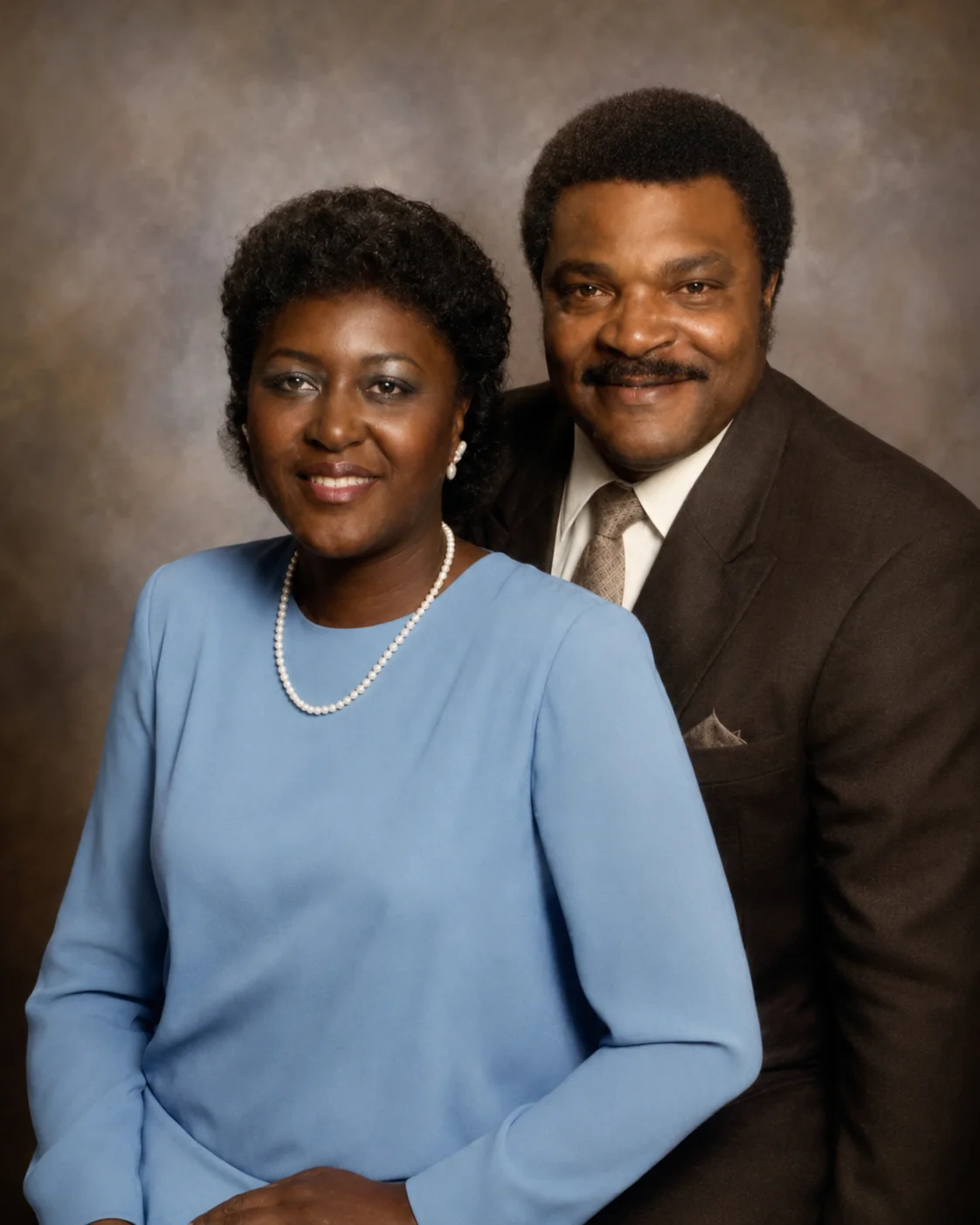 Frank and Carol Falks together, from the family archive